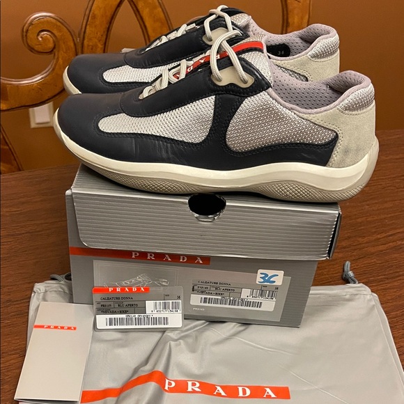 Prada Women's Sneakers Calzature Donna America cup size 36 - Picture 7 of 9